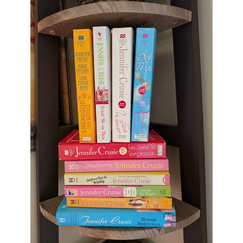 Jennifer Crusie Book Lot 10‎ Romance Novels Bet Me Welcome to Temptation